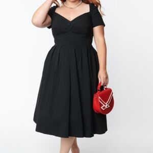 Unique Vintage Midge Swing Dress